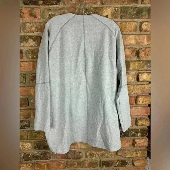 Lucy Activewear wrap cardigan (L/XL) Gray - Picture 3 of 3